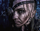 cyberpunk cyborgi przyszłość science fiction 