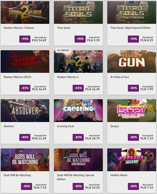Gry Devolver Digital do 90% taniej