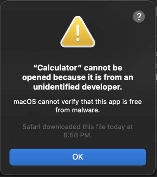 macOS bezpieczeństwo