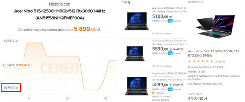 Acer Nitro 5 RTX 3060 X-KOM