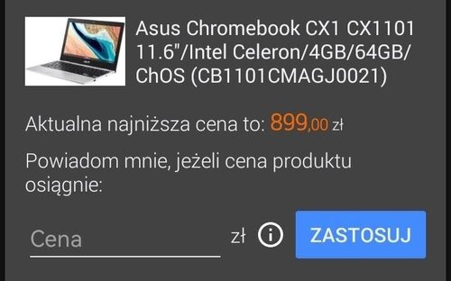Laptop Asus Chromebook CX1 CX1101