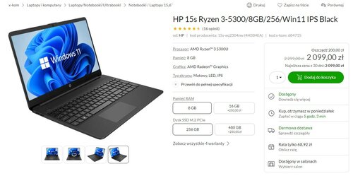 HP 15s X-KOM