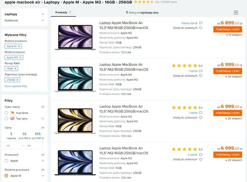 APPLE MacBook Air 13.6 M2