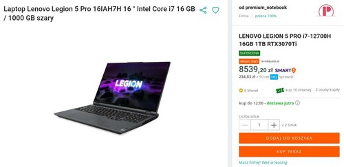 Lenovo Legion 5 Pro RTX 3070 Ti