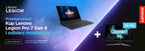Lenovo Legion i monitor za złotówkę