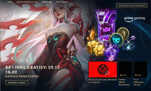 Amazon Prime Gaming Riot Games