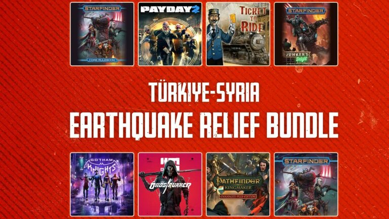 SUPPORT TÜRKIYE-SYRIA QUAKE RELIEF EFFORTS Humble Bundle