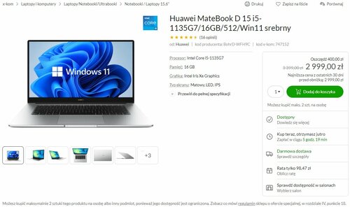 Huawei MateBook D 15
