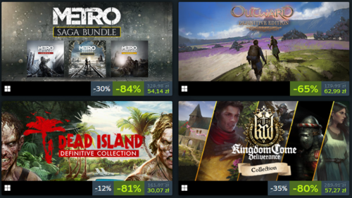 PLAION wyprzedaż gier Steam