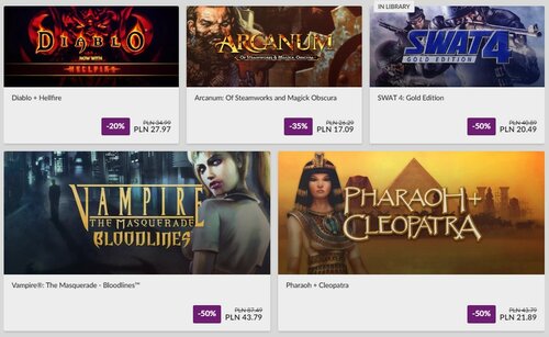 Activision Blizzard wyprzedaż GOG
