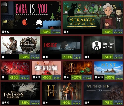 Festiwal Łamigłówek na Steam