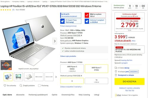 HP Pavilion 15-eh1123nw