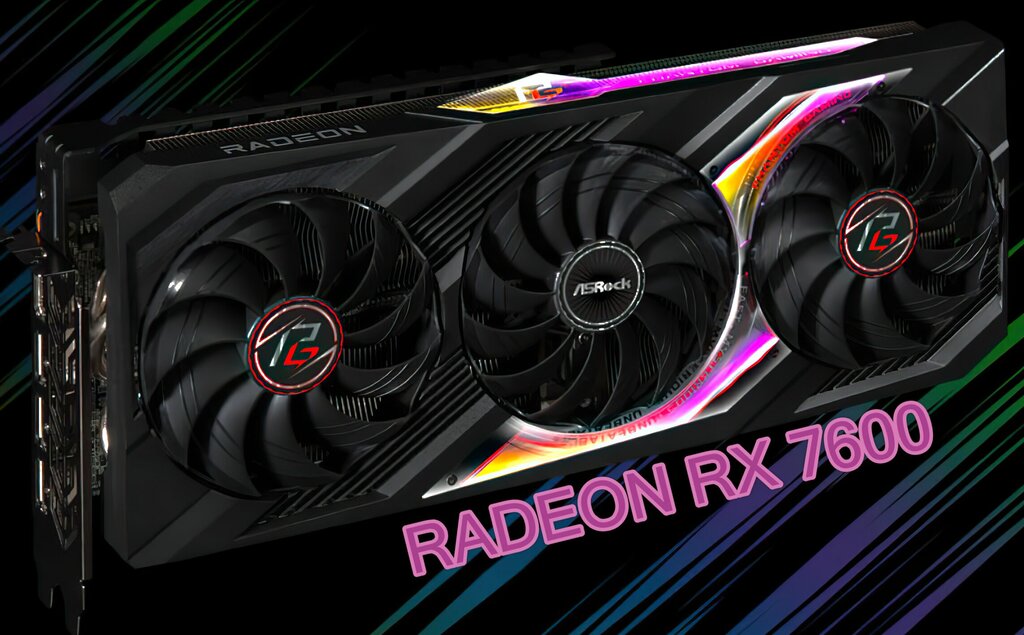 ASRock AMD Radeon RX 7600 Phantom Gaming