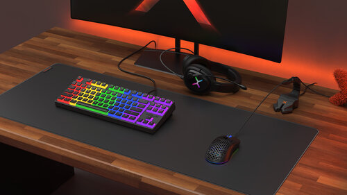 Tania klawiatura mechaniczna Krux Atax RGB Pudding