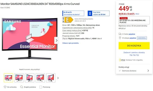 SAMSUNG LS24C366EAUXEN