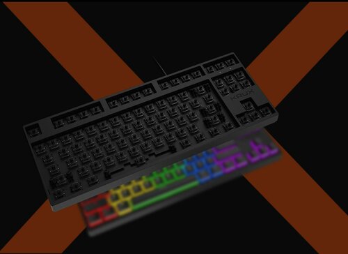 Tania klawiatura mechaniczna Krux Atax RGB Pudding