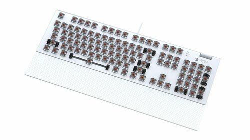 Klawiatura mechaniczna SPC Gear GK650K Pudding Edition Onyx White