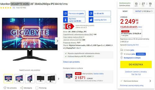 GIGABYTE M28U