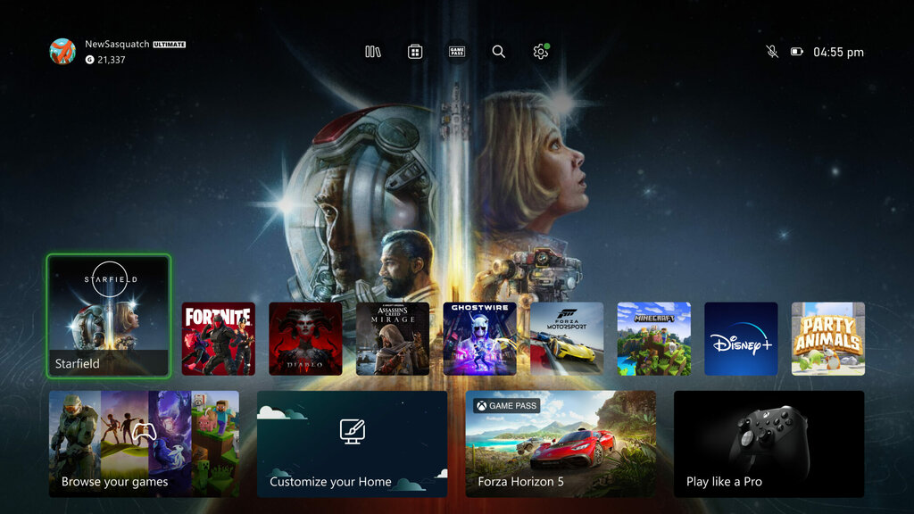 Nowy interfejs konsol Xbox