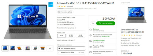 Lenovo IdeaPad 3 w promocji