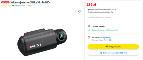 Xblitz S4 promocja