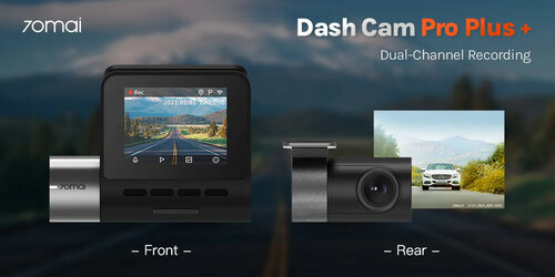 70mai Dash Cam A500s z kamerą dodatkową RC06