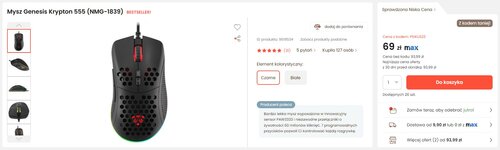 Genesis Krypton 555 promocja Morele