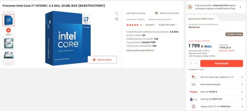 Intel Core i7 14700KF