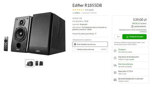 Edifier R1855DB promocja