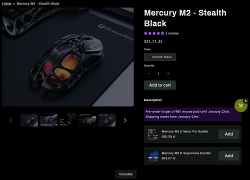 GravaStar Mercury M2