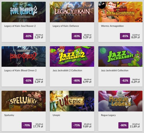 Wyprzedaż Platformówek na GOG