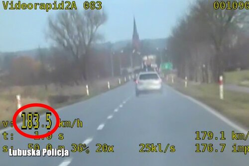 Prawdziwy Need for Speed na drodze wojewódzkiej