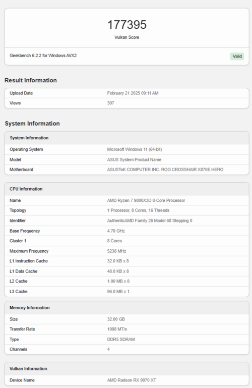 AMD Radeon RX 9070 XT