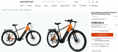Ten elektryczny rower trekkingowy oferuje zasięg do 140 km