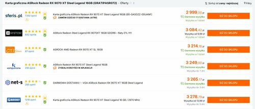 ASRock Radeon RX 9070 XT Steel Legend