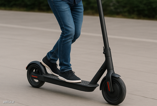 Hulajnoga elektryczna to w takiej sytuacji gwarancja mandatu