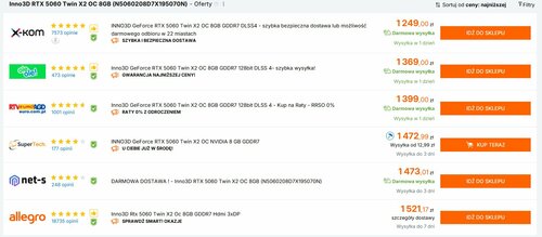 INNO3D GeForce RTX 5060 Twin X2 OC
