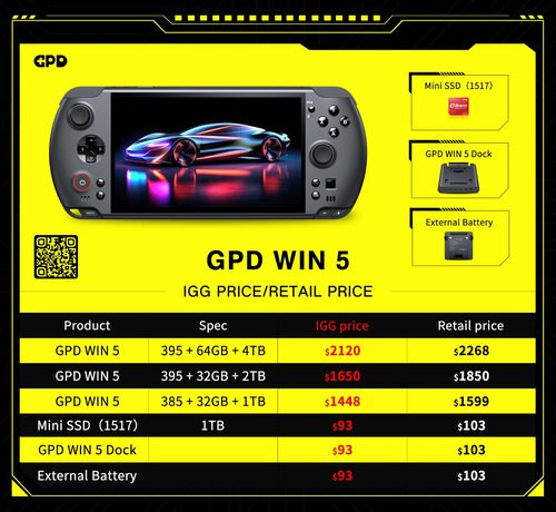GPD Win 5 cena