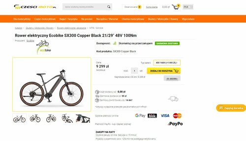 elektryczny rower górski z Polski