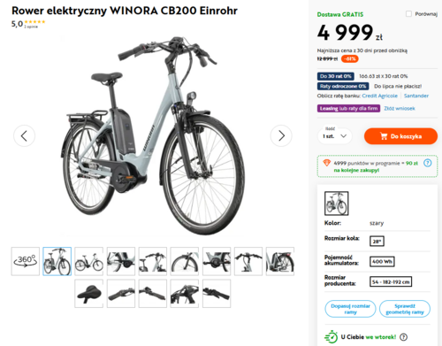 Winora CB200 Einrohr