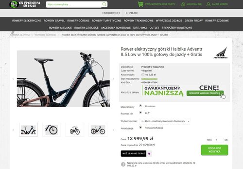 Elektryczny góral w promocji