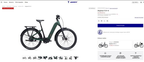 Elektryczny rower trekkingowy taniej