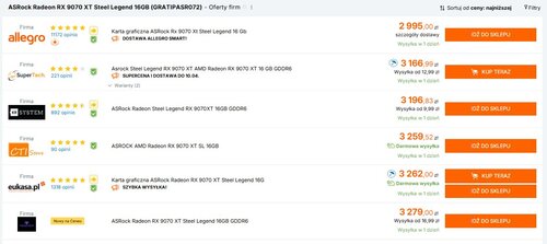 ASRock Radeon RX 9070 XT Steel Legend