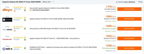 Sapphire Radeon RX 9060 XT Pulse