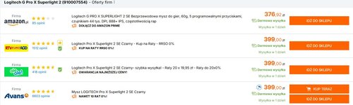 Logitech G Pro X Superlight 2 cena