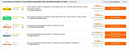 ASRock Radeon RX 9060 XT Challenger OC