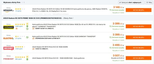 ASUS Prime Radeon RX 9070 EVO OC Edition