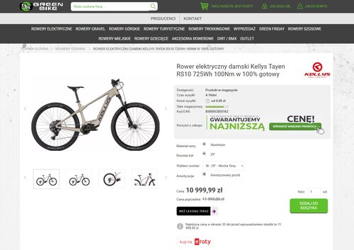 Elektryczny góral w promocji