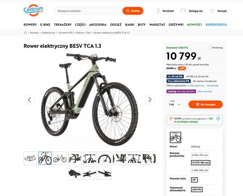 Elektryczny góral od BESV