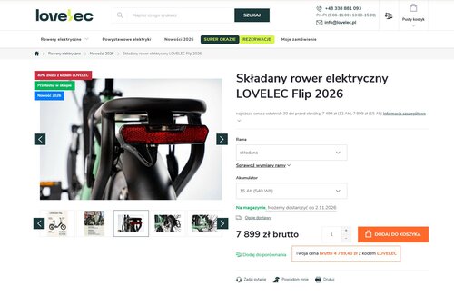 Lovelec Flip 2026 w promocji